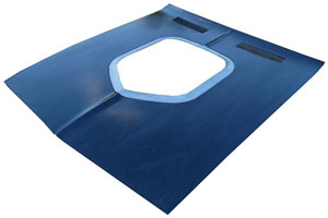 70-74 Cuda Shaker hood w/o holes