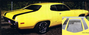 72 Roadrunner Longitudinal stripe
