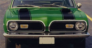 69 Barracuda Hood & Header Stripe