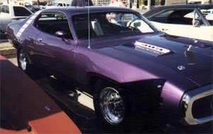 71 roadrunner roof strobe stripe