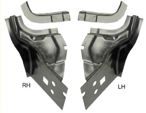 WINDSHIELD CORNER / COWL PATCHES