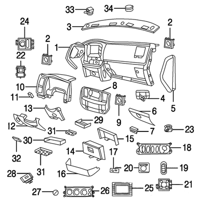 Dodge Truck Interior Parts Mopar Parts Jim S Auto Parts