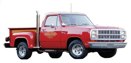 NOS MoPar Rubber Hood Bumper 1972-1993 Dodge Truck Lil' Red Ramcharger Ram
